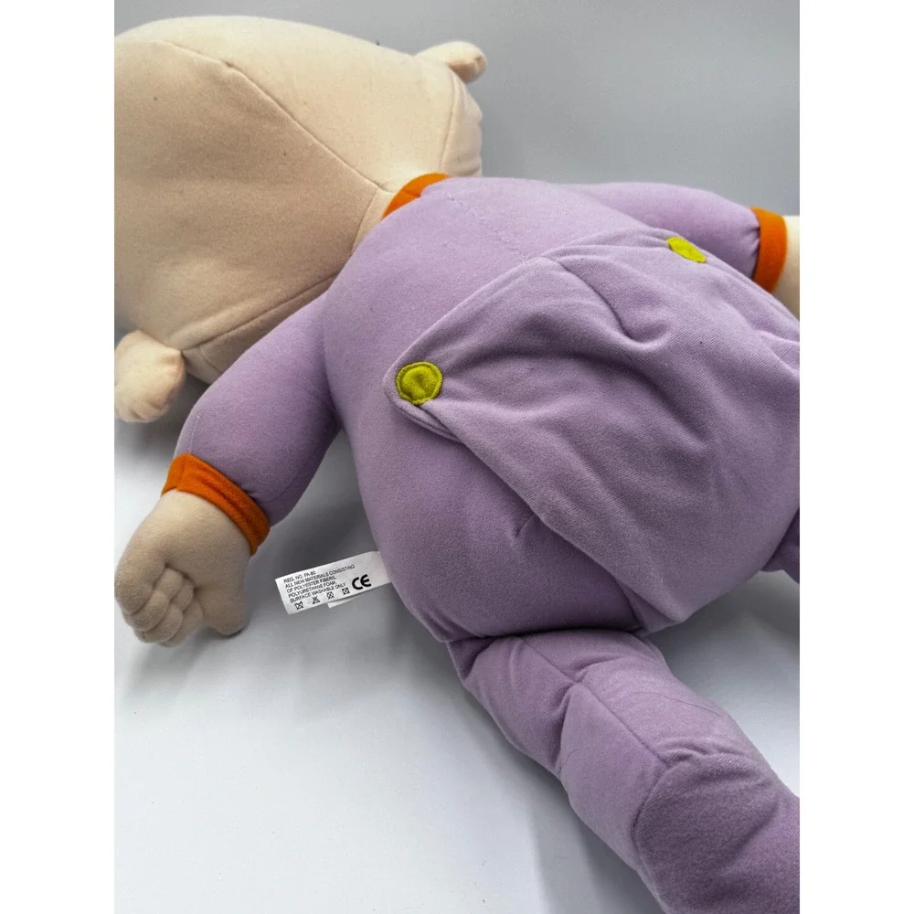 Vintage 1997 Rugrats Dill Pickles Plush Large 24 Inch Nickelodeon Reptar Toy
